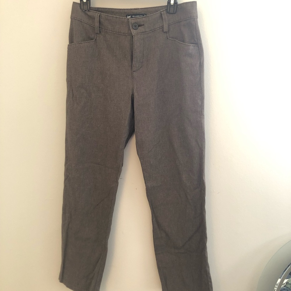 Women’s Brown Checkered Pants